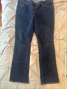 Old Navy Dark Indigo Wide Leg Women's Jeans
